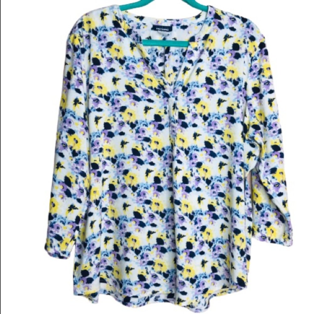 COPY - BASIC EDITIONS women’s tunic blouse size XXL.